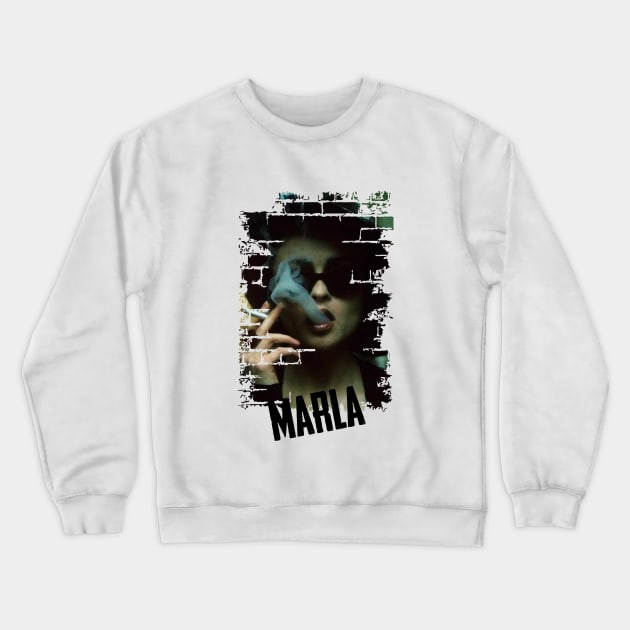 Marla Singer Crewneck Sweatshirt by Finito_Briganti